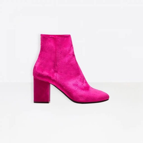 Balenciaga Pink Ankle Boots - Picture 2 of 6